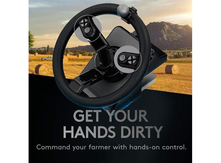 LOGITECH G VOLANTE PARA SIMULACIÓN DE GRANJA, INCLUYE PEDALES Y PANEL LATERAL, COMPATIBLE CON PC, 2ª GEN - 4