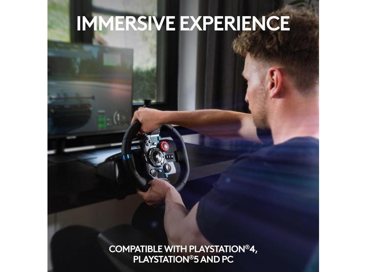 VOLANTE PARA JUEGOS DE CARRERA LOGITECH G920 Y PEDALES AJUSTABLES, RETROALIMENTACIÓN DE FUERZA REALISTA - 2