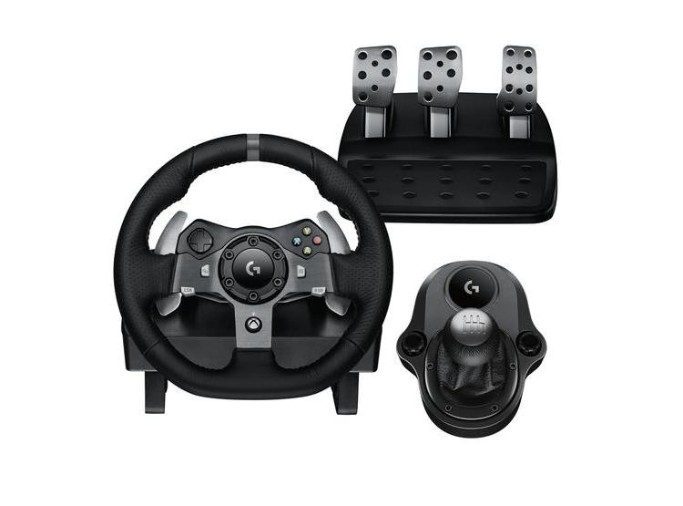 LOGITECH G920 CON PEDALES Y VOLANTE, RETROALIMENTACIÓN DE FUERZA PARA XBOX SERIES X|S, XBOX ONE, PC - 1