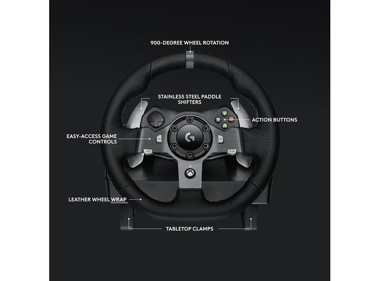 LOGITECH G920 CON PEDALES Y VOLANTE, RETROALIMENTACIÓN DE FUERZA PARA XBOX SERIES X|S, XBOX ONE, PC - 4