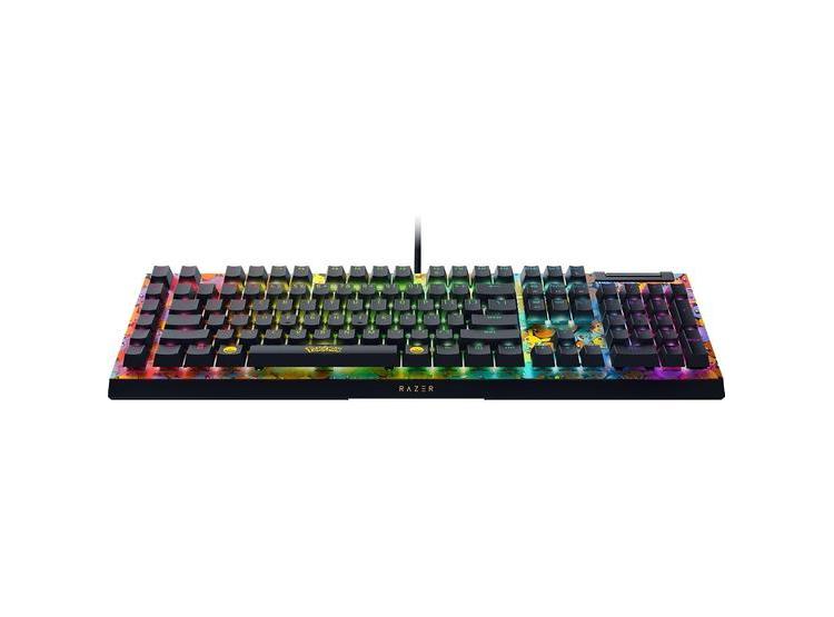 TECLADO GAMING RAZER BLACKWIDOW V4 X, SWITCHES VERDES TÁCTILES, 6 MACROS, RGB CHROMA, EDICIÓN POKÉMON - 8