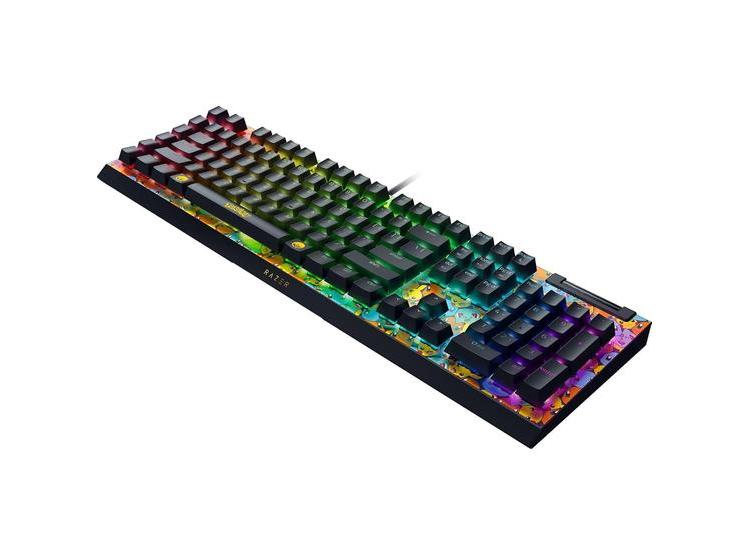 TECLADO GAMING RAZER BLACKWIDOW V4 X, SWITCHES VERDES TÁCTILES, 6 MACROS, RGB CHROMA, EDICIÓN POKÉMON - 9