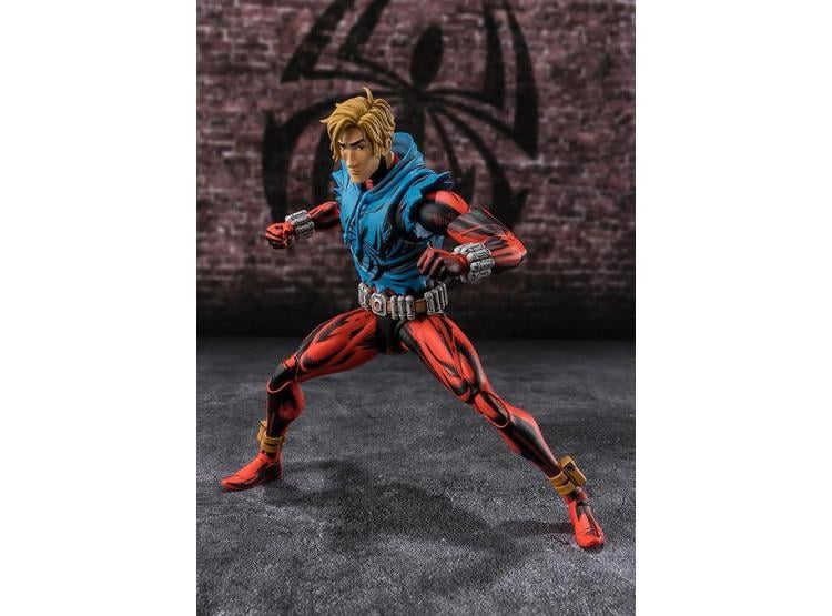 FIGURA DE ACCIÓN SCARLET SPIDER S.H.FIGUARTS DE SPIDER-MAN: ACROSS THE SPIDER-VERSE CON ACCESORIOS - 4