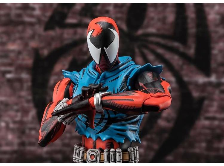 FIGURA DE ACCIÓN SCARLET SPIDER S.H.FIGUARTS DE SPIDER-MAN: ACROSS THE SPIDER-VERSE CON ACCESORIOS - 6
