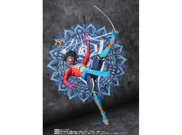 FIGURA DE ACCIÓN SPIDER-MAN INDIA DE S.H.FIGUARTS DE LA PELÍCULA SPIDER-MAN: ACROSS THE SPIDER-VERSE - 6