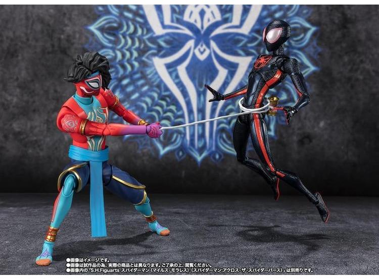 FIGURA DE ACCIÓN SPIDER-MAN INDIA DE S.H.FIGUARTS DE LA PELÍCULA SPIDER-MAN: ACROSS THE SPIDER-VERSE - 8