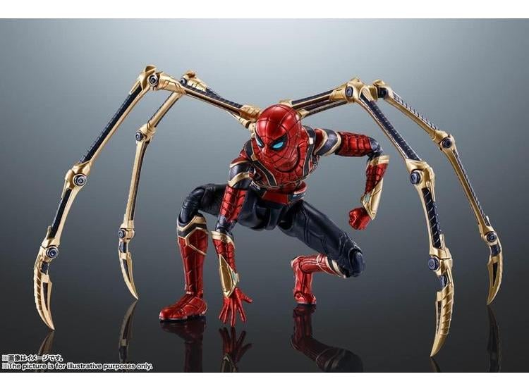 FIGURA DE ACCIÓN IRON SPIDER DE SPIDER-MAN: NO WAY HOME DE BANDAI SPIRITS S.H.FIGUARTS, ACCESORIOS INCLUIDOS - 5