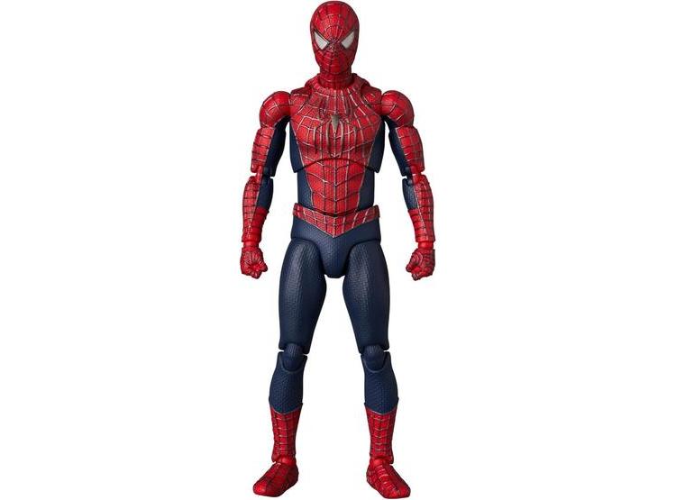 MAFEX NO.241 FIGURA DE SPIDER-MAN AMIGABLE DEL VECINDARIO CON ACCESORIOS INTERCAMBIABLES Y SOPORTE ARTICULADO - 7