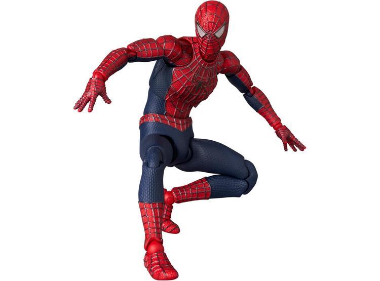 MAFEX NO.241 FIGURA DE SPIDER-MAN AMIGABLE DEL VECINDARIO CON ACCESORIOS INTERCAMBIABLES Y SOPORTE ARTICULADO - 8