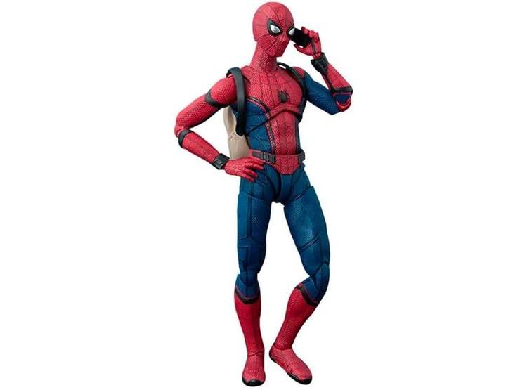 FIGURA SPIDER-MAN HOMECOMING S.H.FIGUARTS DE ACCIÓN PINTADA CON PIEZAS INTERCAMBIABLES Y POSTURA ÚNICA - 1