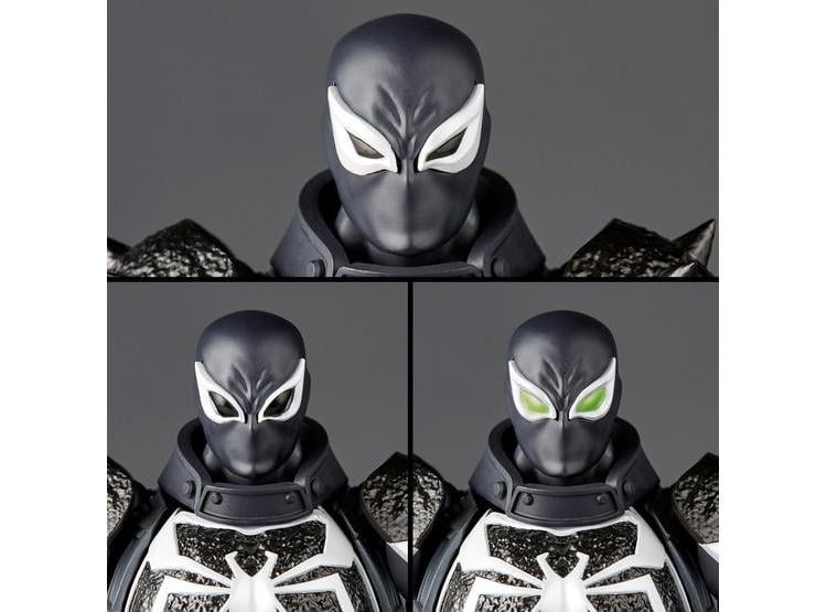 FIGURA DE ACCIÓN VENOM DE KAIYODO, LÍNEA AMAZING YAMAGUCHI, ARTICULADA Y DETALLADA, EDICIÓN ESTÁNDAR - 5
