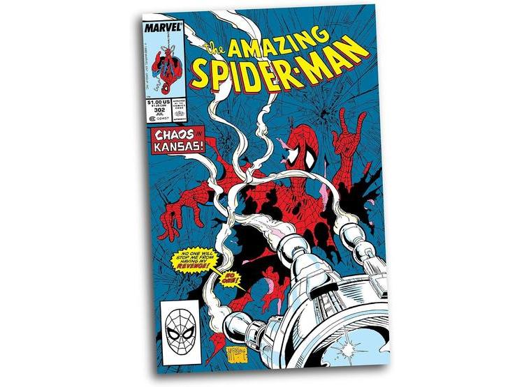 FIGURA SPIDER-MAN MCFARLANE TOYS A ESCALA 1:6, INCLUYE FONDO, CÓMIC Y TARJETA DE ARTE, NO ARTICULADA - 7