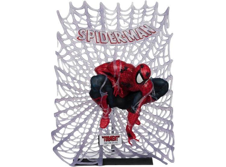 FIGURA COLECCIONABLE DE SPIDER-MAN CON ESCENA Y CÓMIC POR MCFARLANE TOYS, INSPIRADA EN SPIDER-MAN #1 - 5