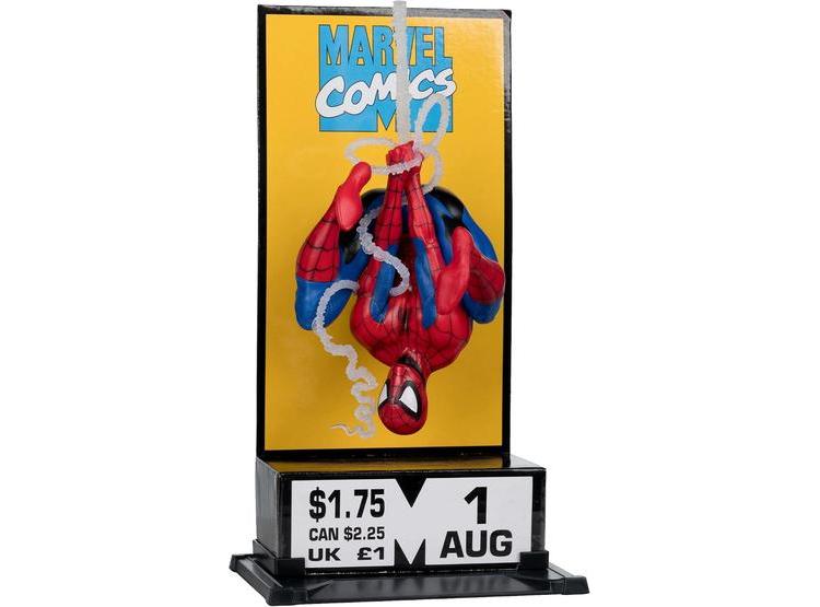 FIGURA DE SPIDER-MAN DE MCFARLANE TOYS, ESCALA 1/10 CON BASE AMBIENTAL Y ESCENA DE FONDO - 1