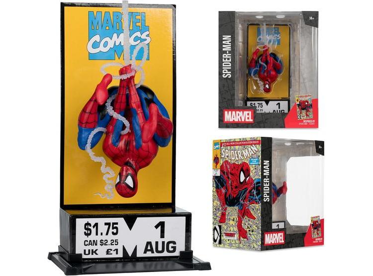 FIGURA DE SPIDER-MAN DE MCFARLANE TOYS, ESCALA 1/10 CON BASE AMBIENTAL Y ESCENA DE FONDO - 3