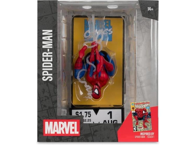 FIGURA DE SPIDER-MAN DE MCFARLANE TOYS, ESCALA 1/10 CON BASE AMBIENTAL Y ESCENA DE FONDO - 5