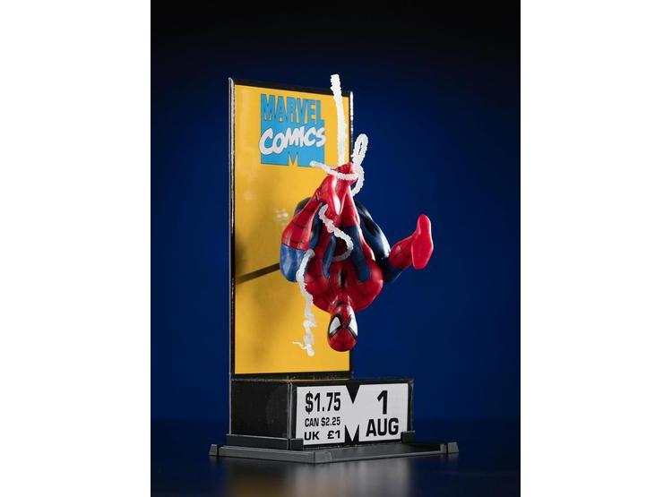 FIGURA DE SPIDER-MAN DE MCFARLANE TOYS, ESCALA 1/10 CON BASE AMBIENTAL Y ESCENA DE FONDO - 9