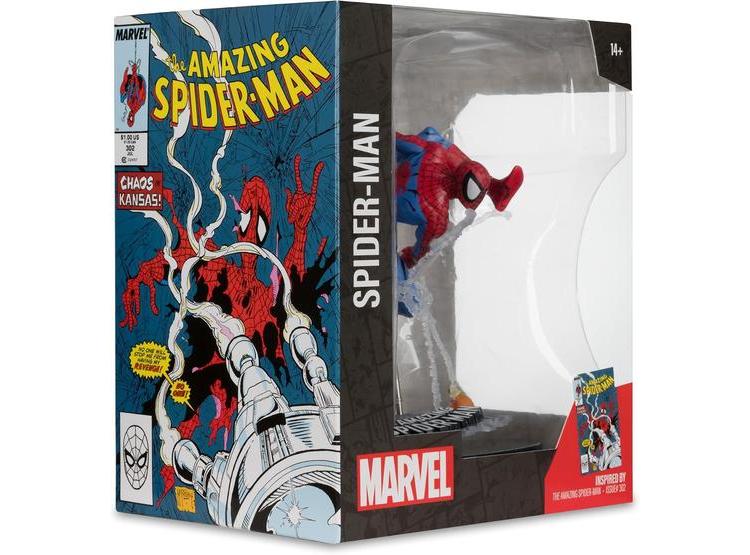 FIGURA COLECCIONABLE MARVEL SPIDER-MAN INSPIRADA EN THE AMAZING SPIDER-MAN #302 DE MCFARLANE TOYS - 7