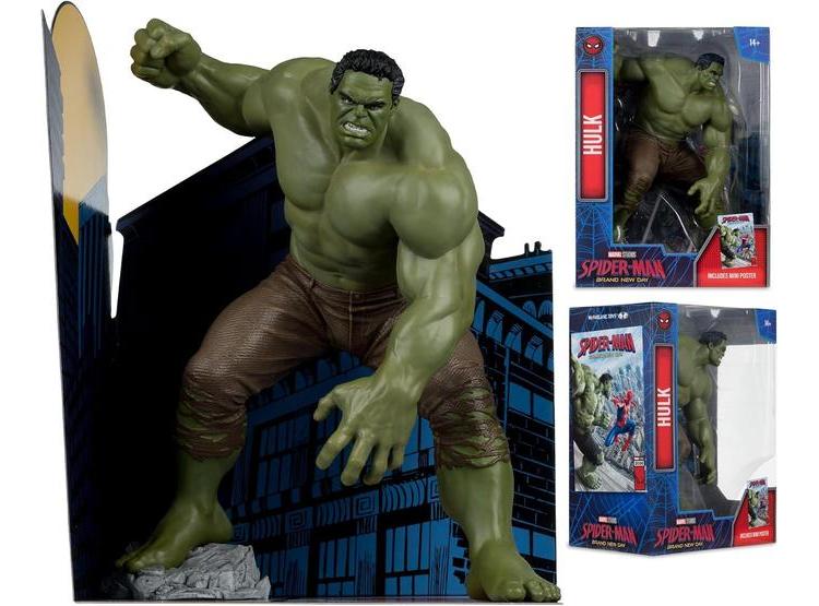 FIGURA HULK COLECCIONABLE DE MCFARLANE TOYS BASADA EN SPIDER-MAN: BRAND NEW DAY, INCLUYE BASE Y TARJETA DE ARTE - 5