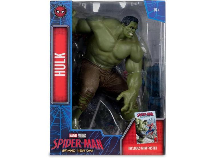 FIGURA HULK COLECCIONABLE DE MCFARLANE TOYS BASADA EN SPIDER-MAN: BRAND NEW DAY, INCLUYE BASE Y TARJETA DE ARTE - 7