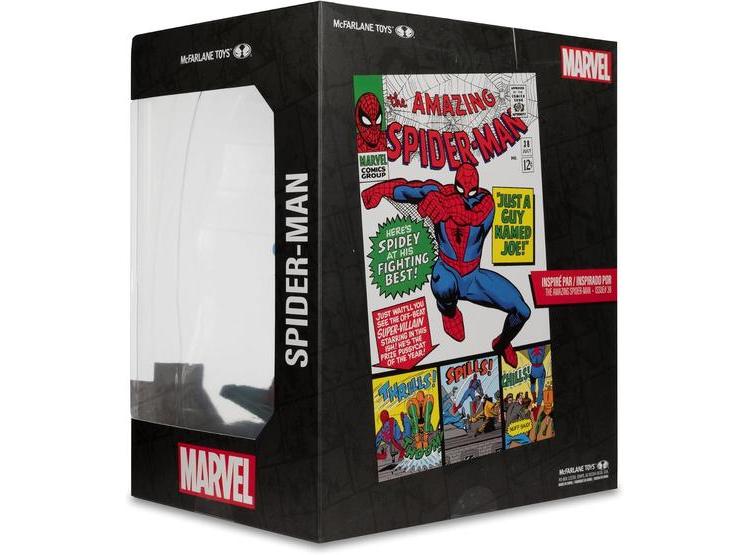 FIGURA SPIDER-MAN A ESCALA MCFARLANE TOYS, EDICIÓN GOLD LABEL, ESCENA POSADA MARVEL - 6