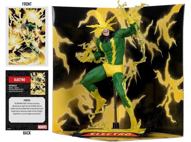 FIGURA ELECTRO DE MARVEL 1:10 COLECCIONABLE POR MCFARLANE TOYS JOE FIXIT #5 - 4