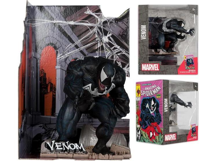 FIGURA DE VENOM DE MARVEL A ESCALA 1:10, ESCENA DE THE AMAZING SPIDER-MAN #316, POR MCFARLANE TOYS - 3