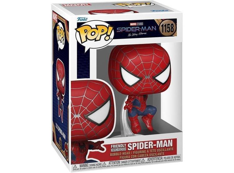 FUNKO POP! MARVEL: FIGURA DE SPIDER-MAN DEL VECINDARIO AMIGABLE DE NO WAY HOME, COLECCIONABLE - 1