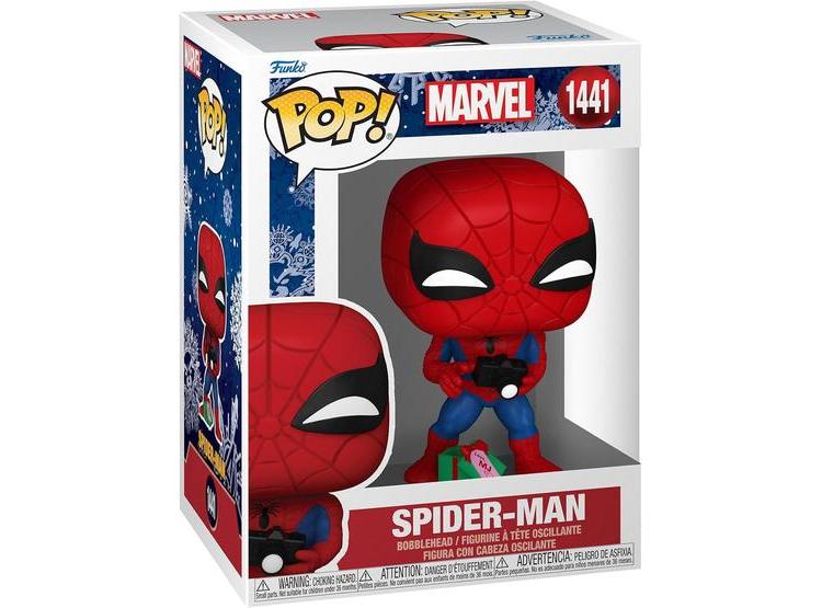 FUNKO POP! MARVEL: SPIDER-MAN FIGURA DE VINILO COLECCIONABLE CON REGALO ABIERTO, Y MERCHANDISING OFICIAL - 1