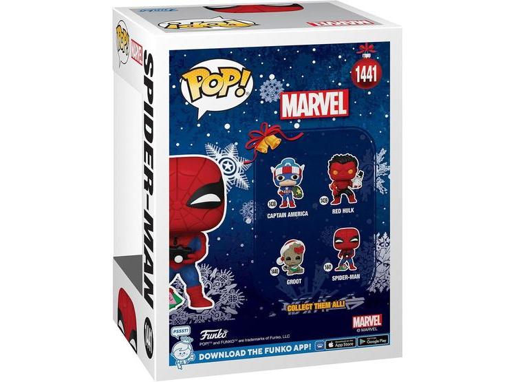 FUNKO POP! MARVEL: SPIDER-MAN FIGURA DE VINILO COLECCIONABLE CON REGALO ABIERTO, Y MERCHANDISING OFICIAL - 2