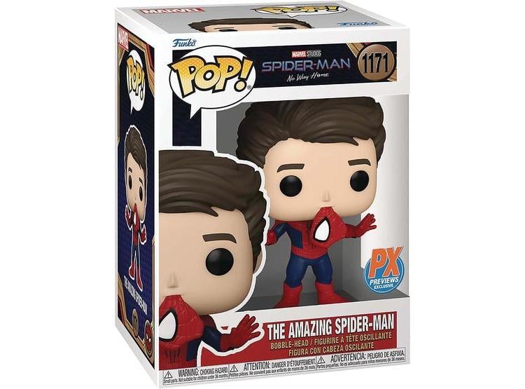 FUNKO POP SPIDER-MAN DESENMASCARADO DE NO WAY HOME, EXCLUSIVO Y COLECCIONABLE DE LA SERIE MARVEL - 3