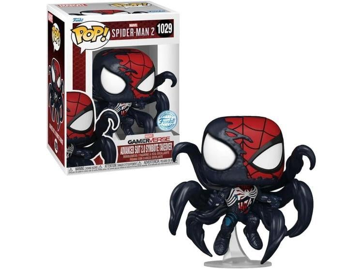 FUNKO FIGURA POP MARVEL SPIDER MAN CON TRAJE AVANZADO 2.0 TEMA SYMBIOTE TAKEOVER COLECCIONABLE - 1