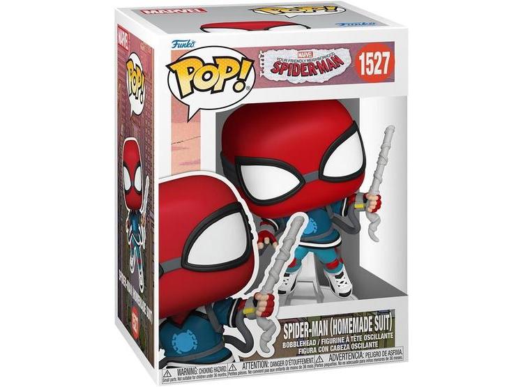 VINILO COLECCIONABLE FUNKO POP! SPIDER-MAN TRAJE CASERO, IDEAL PARA FANS DE MARVEL Y COLECCIONISTAS - 1