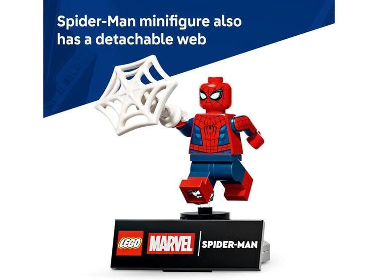 LEGO FIGURA SPIDER-MAN DE MARVEL JUGUETE POSABLE NIÑOS 12+ - 4