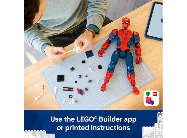 LEGO FIGURA SPIDER-MAN DE MARVEL JUGUETE POSABLE NIÑOS 12+ - 5