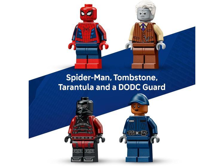 LEGO MARVEL SPIDER-MAN PRISON TRANSPORT CHASE, SET DE CONSTRUCCIÓN PARA NIÑOS Y NIÑAS DE 8+ AÑOS, INCLUYE 4 MINIFIGURAS - 4