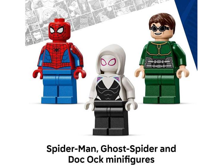 LEGO MARVEL MECH BATTLE SPIDER-MAN VS DOC OCK INCLUYE 3 MINIFIGURAS, IDEAL PARA NIÑOS Y FANS DESDE 6 AÑOS - 4