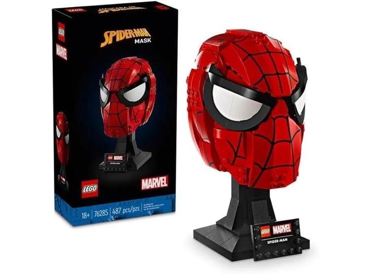 LEGO MARVEL MÁSCARA DE SPIDER-MAN, EXPERIENCIA DE CONSTRUCCIÓN DETALLADA PARA FANÁTICOS ADULTOS - 1