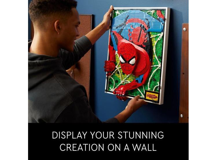 LEGO ART THE AMAZING SPIDER-MAN KIT DECORATIVO PARA ADULTOS, REGALO IDEAL DE SUPERHÉROE - 2