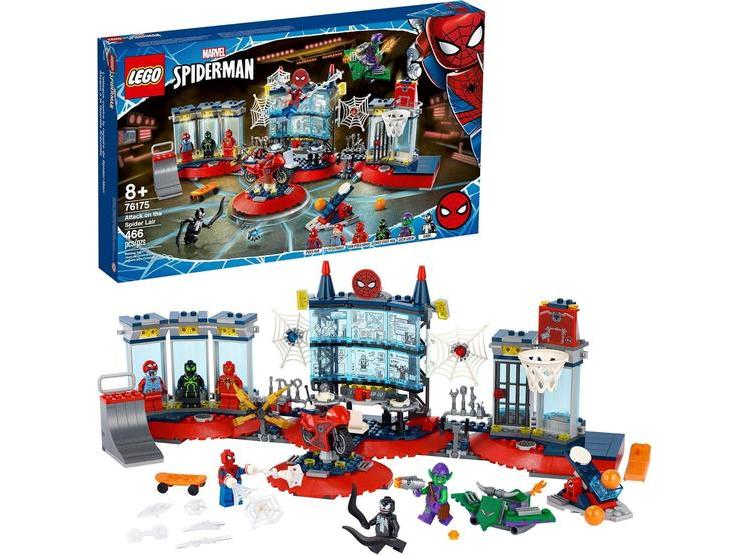 LEGO SPIDER-MAN ATTACK ON THE SPIDER LAIR 76175 INCLUYE VARIOS ACCESORIOS Y MINIFIGURAS - 1