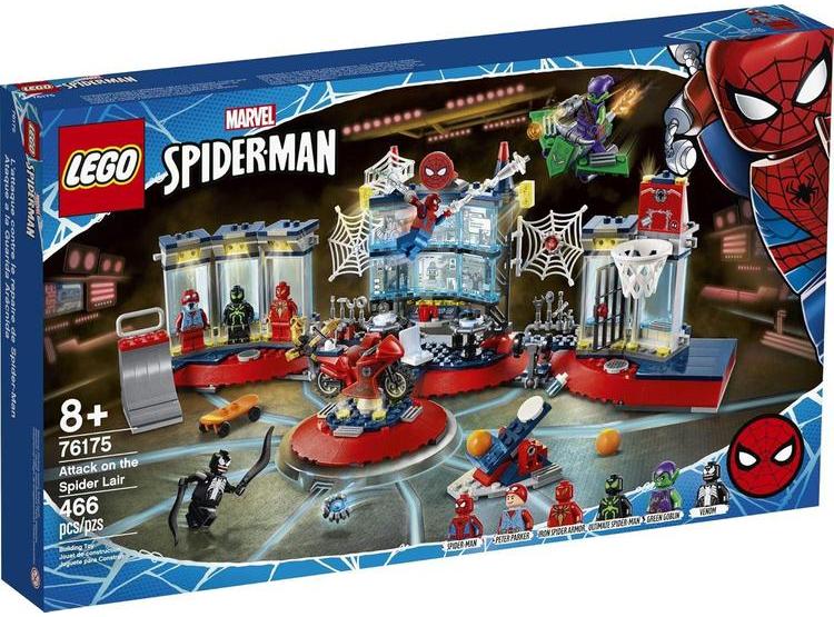 LEGO SPIDER-MAN ATTACK ON THE SPIDER LAIR 76175 INCLUYE VARIOS ACCESORIOS Y MINIFIGURAS - 3