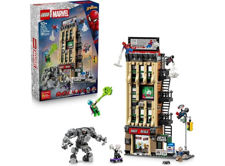 LEGO 76342 MARVEL SPIDER-MAN VS. MYSTERIO: SET DE ACCIÓN EN DAILY BUGLE CON FIGURAS DE SPIDER-MAN Y VILLANOS - 1