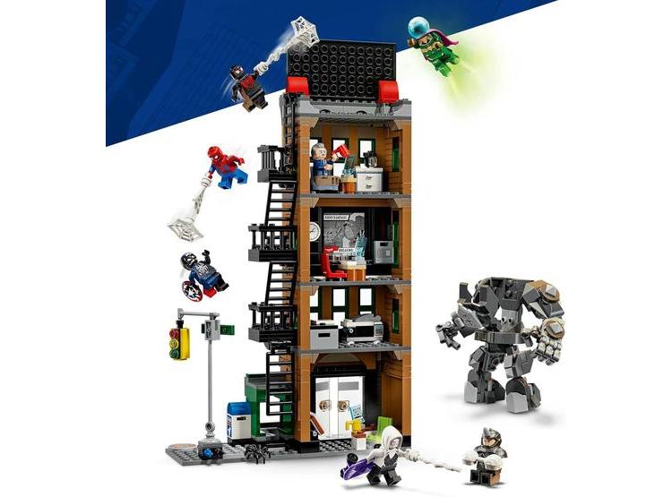 LEGO 76342 MARVEL SPIDER-MAN VS. MYSTERIO: SET DE ACCIÓN EN DAILY BUGLE CON FIGURAS DE SPIDER-MAN Y VILLANOS - 3