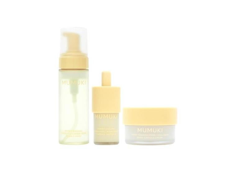HONEY BANANA BDRN 3 PASOS: MASCARILLA BURBUJA, AMPOLLA CÁPSULA Y CREMA PARA HIDRATACIÓN, BRILLO Y ELASTICIDAD - 1