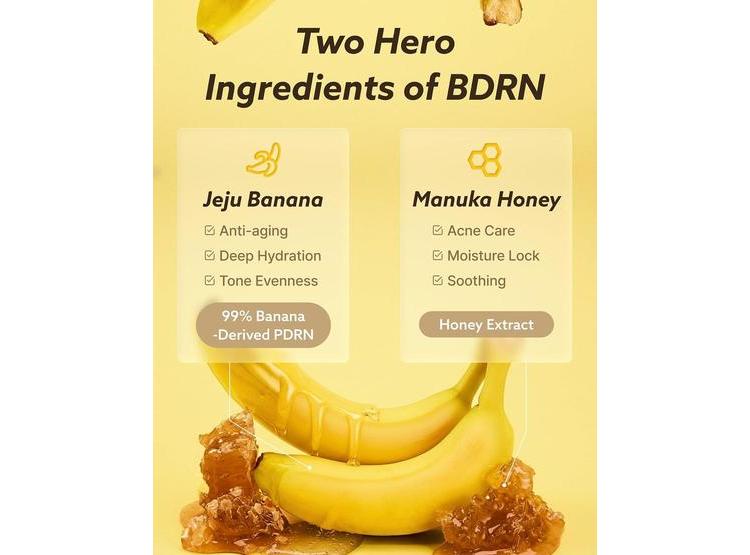 HONEY BANANA BDRN 3 PASOS: MASCARILLA BURBUJA, AMPOLLA CÁPSULA Y CREMA PARA HIDRATACIÓN, BRILLO Y ELASTICIDAD - 6