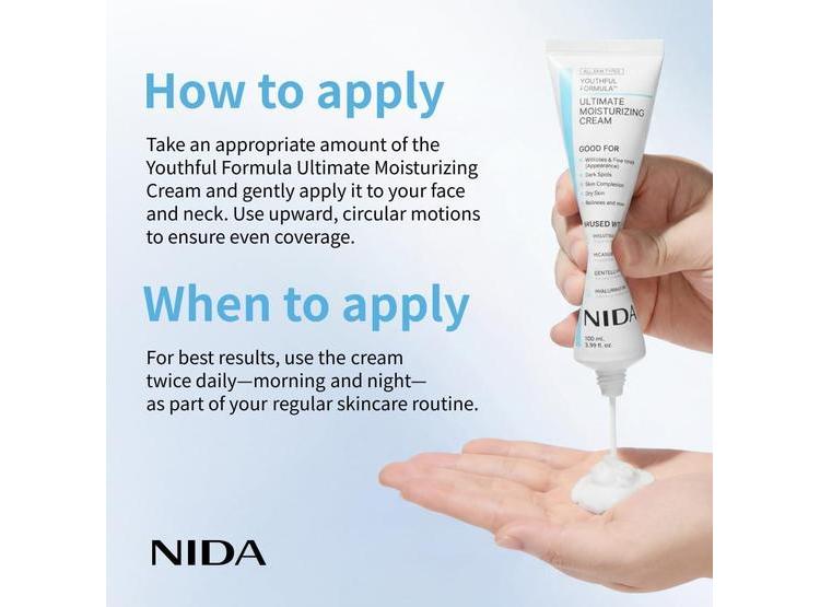 NIDA MOISTURIZING CREAM CON CENTELLA ASIATICA 100ML - 5