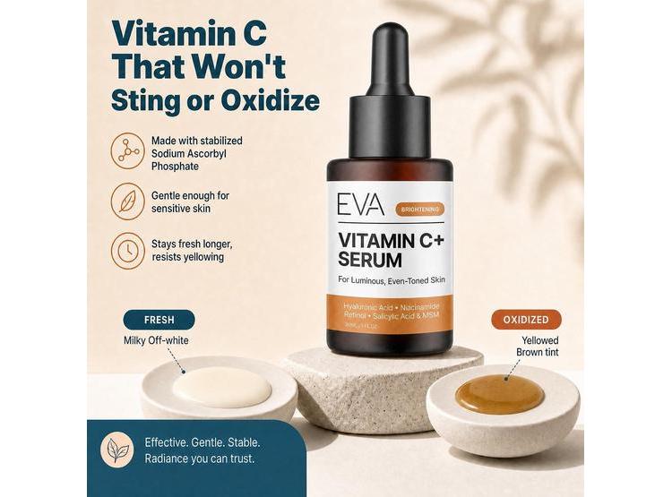 SUERO FACIAL EVA NATURALS VITAMINA C 20% NIACINAMIDA 3.5% 30ML - 8