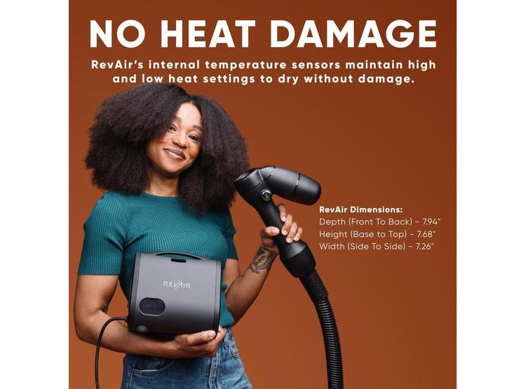 REVAIR SECADOR DE CABELLO CON TECNOLOGÍA AVANZADA, IDEAL PARA RIZADO, ONDULADO Y LISO, REDUCE TIEMPO Y DAÑO - 3
