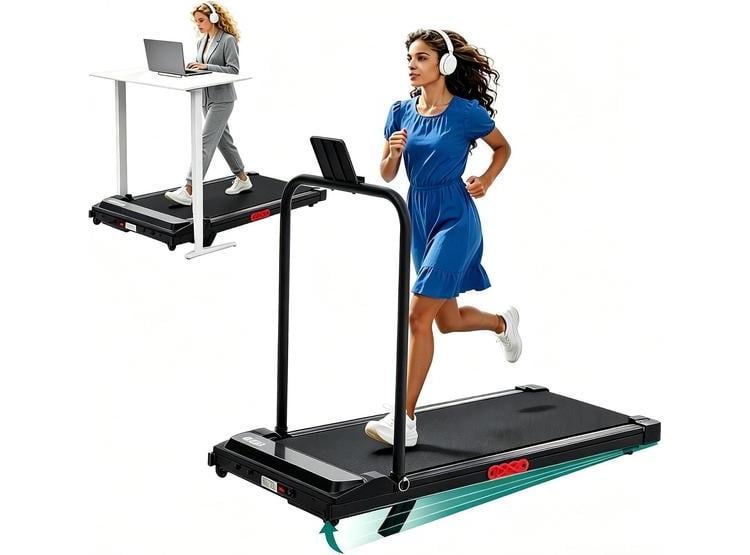 CAMINADORA COMPACTA 3.5HP CON MANILLAR, INCLINACIÓN Y VELOCIDAD AJUSTABLE PARA ESPACIOS REDUCIDOS, SOPORTA 159 KG - 1