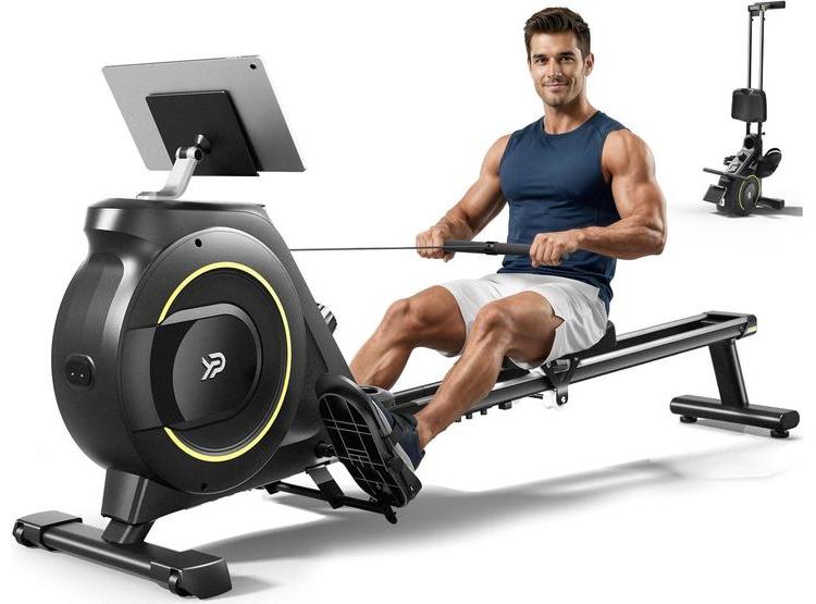 MÁQUINA DE REMO PARA HOGAR YPOO, RESISTENTE, SILENCIOSA, PLEGABLE. IDEAL PARA ENTRENAMIENTO COMPLETO - 1